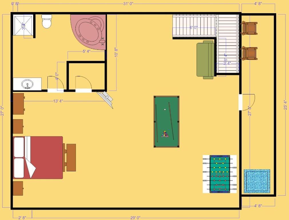 Secret Romance, 2 Bedrooms, Sleeps 8, Pool Table, Hot Tub, Arcade Gatlinburg Luaran gambar